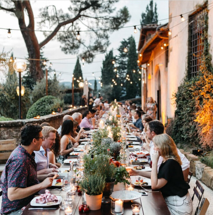 Beleef een Italiaans diner in de kasteeltuin!